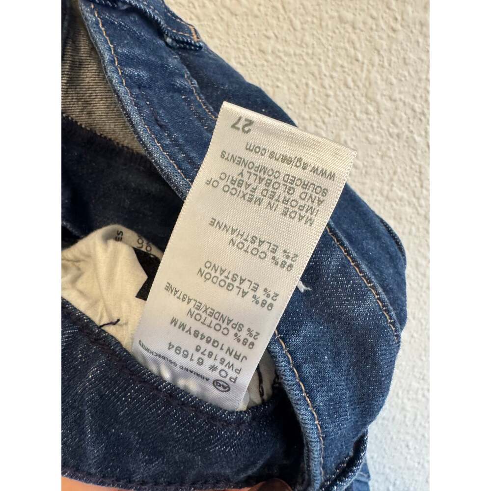 AG Saige Wide Leg Mid Rise Dark Wash Jeans Womens Size 27 - Picture 5 of 5